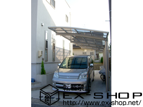 のカーポート カーブポートシグマIII  縦連棟 積雪〜20cm対応 施工例