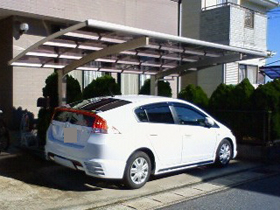 のカーポート プレシオスポート 積雪〜20cm対応 施工例