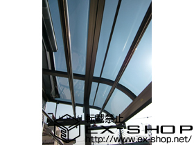 のバルコニー・ベランダ屋根 ライザーテラスII   R型 屋根タイプ 単体 積雪〜20cm対応 施工例