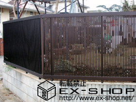 のフェンス・柵 ニュービラフェース2型フェンス フリーポールタイプ 施工例