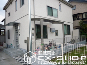 のサイクルポート・駐輪場 カーブポートシグマIIIミニ 積雪〜20cm対応 施工例