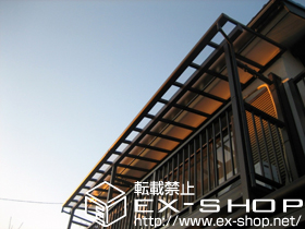 のバルコニー・ベランダ屋根 ヴェクターテラス BC-X型専用屋根タイプ 連棟 積雪〜50cm対応 施工例