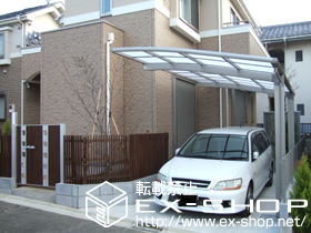 のカーポート カーブポートシグマ? 積雪〜20cm対応 施工例