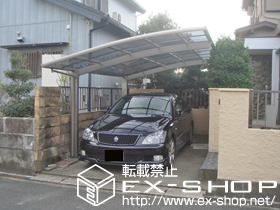 のカーポート カーブポートシグマ? 積雪〜20cm対応 施工例