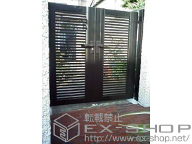 の門扉 シャレオR1型 両開き 施工例