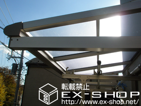 のバルコニー・ベランダ屋根 ヴェクターテラス F型 単体 ルーフタイプ 積雪〜20cm対応 施工例