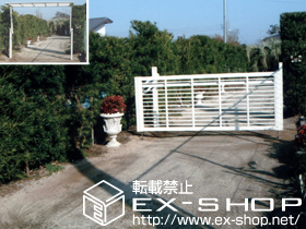 のカーゲート オーバードアR1型 手動式 施工例