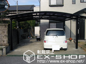 のカーポート カーブポートシグマIII ワイド 積雪〜20cm対応 施工例