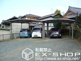 のカーポート カーブポートシグマIII ワイド 積雪〜20cm対応 施工例