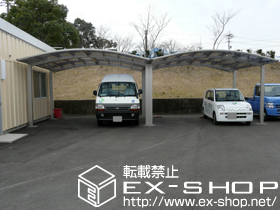 のカーポート プレシオスポート ワイド 積雪〜20cm対応 施工例