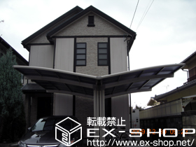 のカーポート カーブポートシグマIII Y合掌 積雪〜20cm対応 施工例