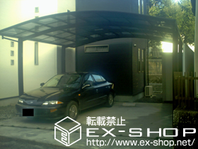 のカーポート プレシオスポート ワイドタイプ 積雪〜20cm対応 施工例