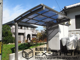 のサイクルポート・駐輪場 カーブパークシグマIII オープンタイプ 積雪〜30cm対応 施工例