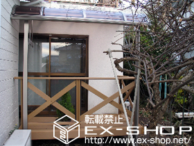 のテラス屋根 パワーアルファ RB型 テラスタイプ 単体 積雪〜30cm対応 施工例