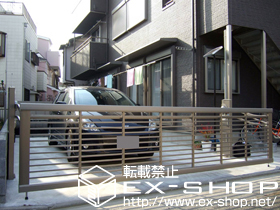 のカーゲート ワイドオーバードア R1型 電動式 施工例