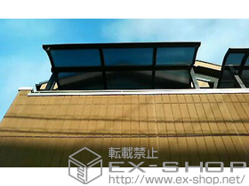 のバルコニー・ベランダ屋根 プレシオステラス R型 屋根タイプ 単体 積雪〜20cm対応 施工例