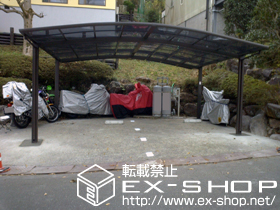 のカーポート カーブポートシグマIII ワイド 積雪〜20cm対応 施工例