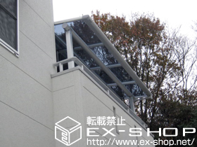 のバルコニー・ベランダ屋根 ヴェクターテラス F型 屋根タイプ 単体 積雪〜20cm対応 施工例