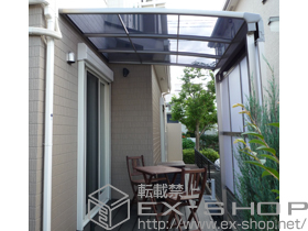 のテラス屋根 パワーアルファ L型 テラスタイプ 単体 積雪〜20cm対応 施工例