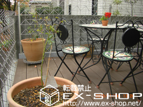 のウッドデッキ リコステージII 単体 施工例