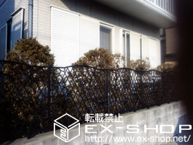 のフェンス・柵 ジョイラルA型[フリー支柱] 施工例