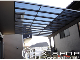 のテラス屋根 ライザーテラスII   F型 テラスタイプ 単体 積雪〜20cm対応 施工例