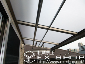 のバルコニー・ベランダ屋根 ライザーテラスII F型 ルーフタイプ 単体 積雪〜20cm対応 施工例