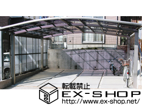 のカーポート カーブポートシグマ? ワイド 積雪〜20cm対応 施工例