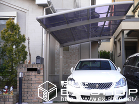 のカーポート カーブポートシグマIII 積雪〜20cm対応 施工例