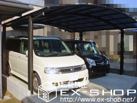 のカーポート プレシオスポート ワイド 積雪〜20cm対応 施工例