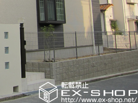 のフェンス・柵 ハイグリッドフェンスN8型 施工例