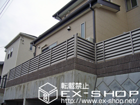 のフェンス・柵 サニーブリーズフェンスA型　間仕切りタイプ 施工例