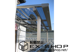 のバルコニー・ベランダ屋根 ライザーテラスII F型 屋根タイプ 単体 積雪〜20cm対応 施工例