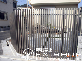 のフェンス・柵 プログコートフェンスF1型[フリーポールタイプ] 施工例