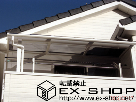 のバルコニー・ベランダ屋根 ヴェクターテラス R型 屋根タイプ 単体 積雪〜20cm対応 施工例