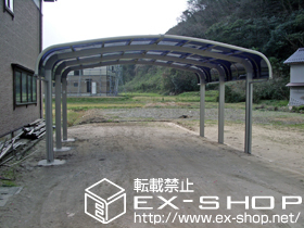 のカーポート テールポートシグマ? ワイドタイプ 積雪〜50cm対応 施工例