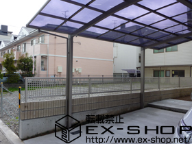 のカーポート カーブポートシグマIII ワイド 積雪〜20cm対応 施工例