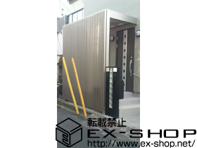 のテラス囲い・サンルーム リレーリア 壁付式 H3220　スクリーン2N型+天井面材パネル屋根 施工例