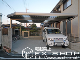 のカーポート テリオスポートII 角柱仕様 積雪〜30cm対応 施工例