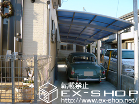 のカーポート プレシオスポート 縦連棟 積雪〜20cm対応 施工例