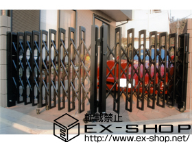 のカーゲート エクモアM　角地用片開きタイプ 施工例