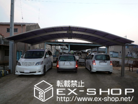 のカーポート リベルポートシグマIII 3台用 積雪〜20cm対応 施工例