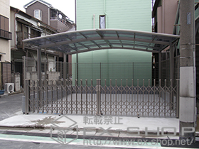 のフェンス・柵 ハイグリッドフェンスN8型 施工例