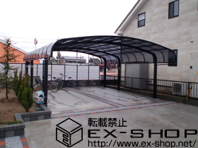 のカーポート テールポートシグマ? ワイド延長タイプ 積雪〜20cm対応 施工例