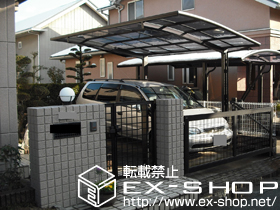 のカーポート カーブポートシグマ? 積雪〜20cm対応 施工例