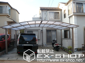 のカーポート カーブポートシグマ? ワイドタイプ 積雪〜20cm対応 施工例