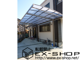 のカーポート キューブポート レギュラー 積雪〜20cm対応 施工例