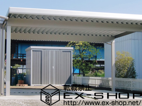 のカーポート ジーポートneo Aタイプ 2台用 積雪〜100cm対応 施工例