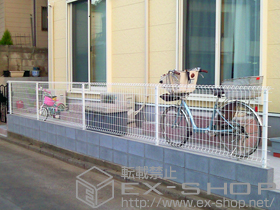 のフェンス・柵 FCS-61型フェンス 施工例