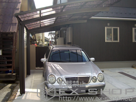 のカーポート カーブポートシグマIII 積雪〜30?対応 施工例